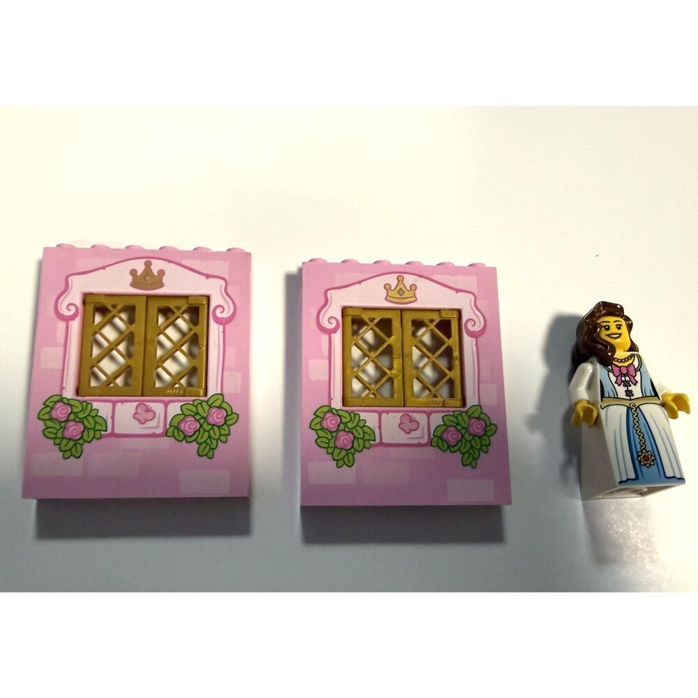 LEGO JUNIORS 10668: The Princess Play Castle princess minifigure & windows parts